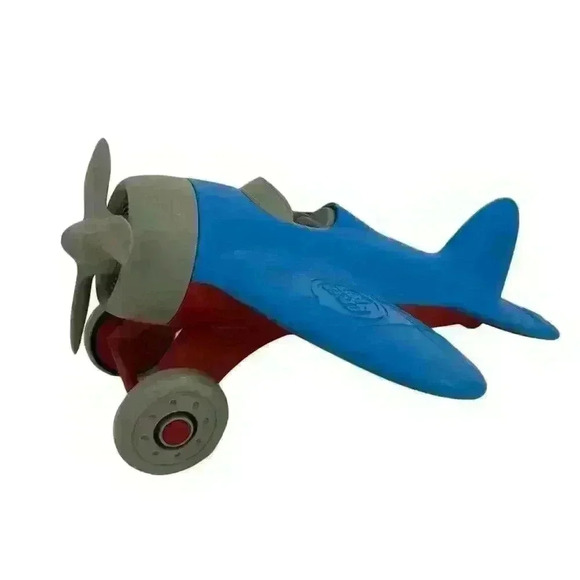 green toys Other - Green Toys Airplane BPA Free Blue Red Plane Made In USA 9" Toy